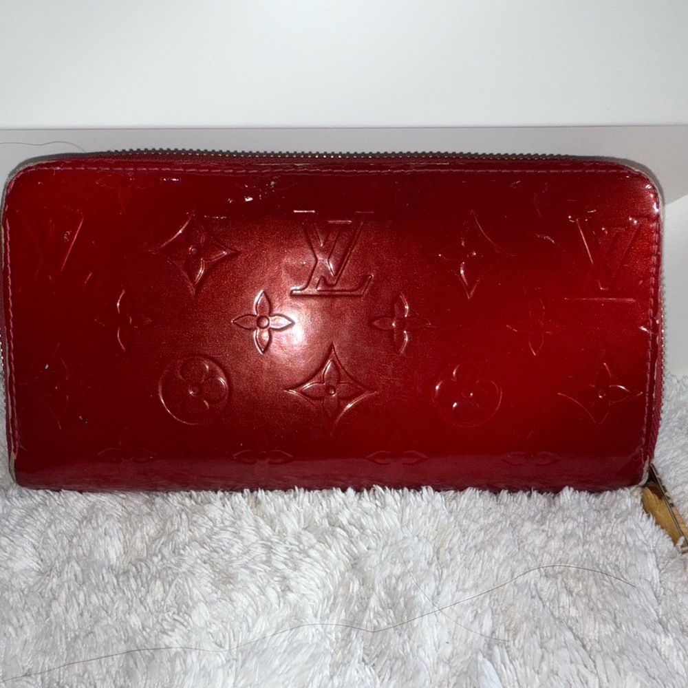Louis Vuitton Glossy Red Wallet